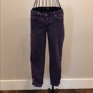 Just Black Purple Ankle Jeans